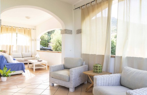 San Teodoro Apartment | Residence Rocca Rosa with swimming pool overlooking the sea, spa, wi fi, air conditioning, bbq