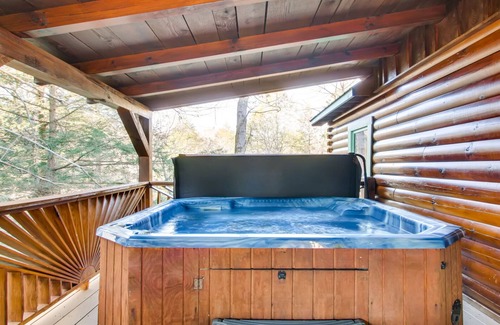 Gatlinburg Cabin | Resort Pool! Mountain Views! 3 mi to the strip! Hot tub-pool table- Huge porch!