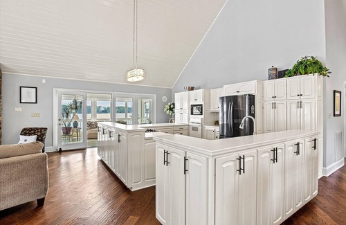 Terrell House | Resort-style Lake Norman home with unbeatable views from shore and pool!