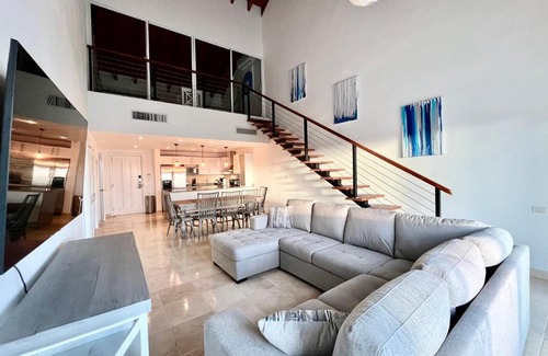 Cap Cana Marina Apartment | resort style beach front condo on the top floor!