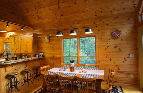 Ferguson Cabin | Rest-Relax-Recharge: 3BR Getaway w/Hot Tub, BBQ & Leatherwood Adventures!