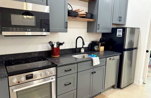 Pilot Mountain Apartment | Restful Remedy~A modern industrial farmhouse Alcove studio in Pilot Mountain.