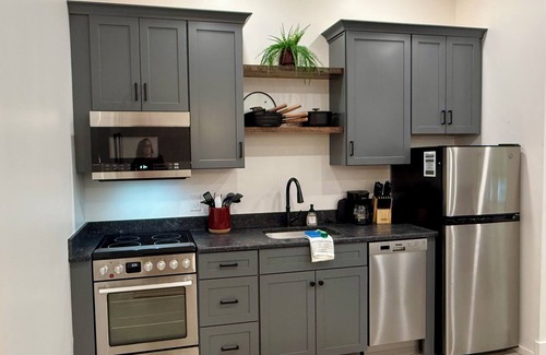 Pilot Mountain Apartment | Restful Remedy~A modern industrial farmhouse Alcove studio in Pilot Mountain.