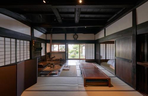 Okaya Villa | Restored Kominka with Irori & Japanese Gardens