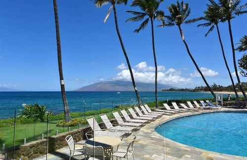 Kihei Condo | Retreat in the Heart of Paradise! Oceanfront Bliss at Royal Mauian 302
