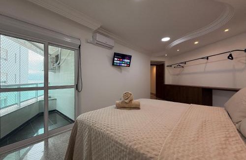 Barra Sul Apartment | RG01- 3 Suítes| Pé na Areia| Vista Mar| Churrasq