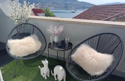 Moana Apartment | Rincón del Mar Terrazas y vistas a la Ría de Vigo
