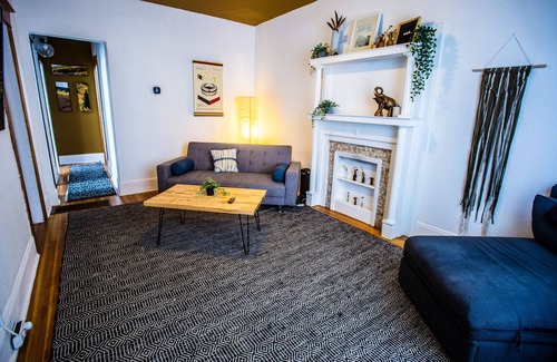 Cole House | RINO Home w/Gated off-street parking - Walk to train - Outdoor seating