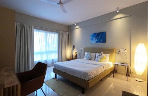 Nerul Apartment | Ripples:Pool facing/RiverView/7 mins to Coco Beach