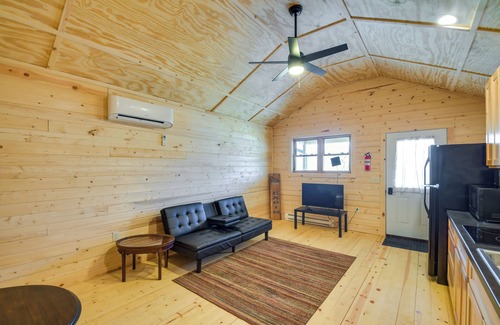 Blanchardville Cabin | Riverfront Cabin Rental ~ 9 Mi to Yellowstone Lake