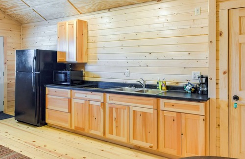 Blanchardville Cabin | Riverfront Cabin Rental ~ 9 Mi to Yellowstone Lake
