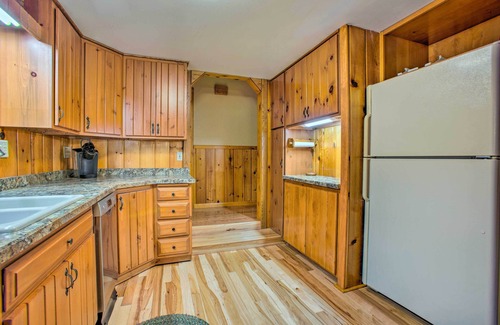 Manton Cabin | Riverfront Manton Cabin w/Pool Table & Fire Pit!