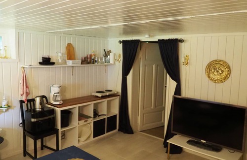 Vegarshei Apartment | Riverside Bliss: Cozy Apartment