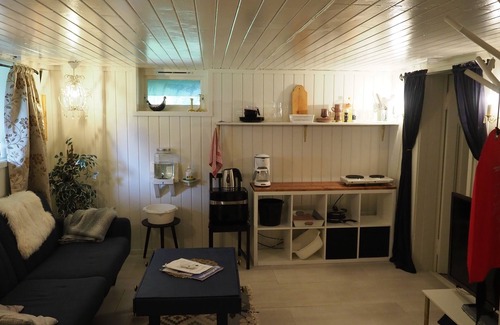 Vegarshei Apartment | Riverside Bliss: Cozy Apartment