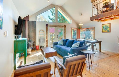 Taos House | Riverside Retreat with Screened Porch 6 Mi to Taos!