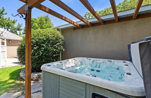 Millcreek House | Riviera Retreat in Salt Lake with Private Hot Tub and Theater