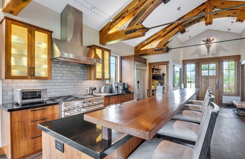 Wilson House | RMR: Teton Manor w/Outdoor Oasis, Views & Pond in Wilson,WY