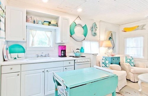 Tybee Island Cottage | Romantic 1930s Vintage Beach Cottage Steps to Beach by Tybee Cottages