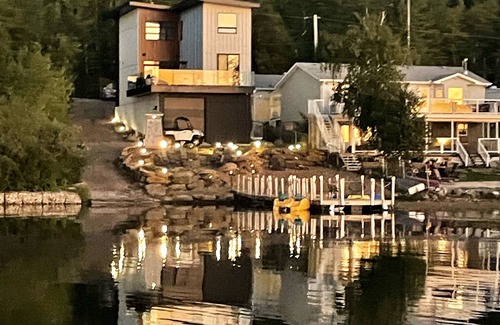 Silver Sands Cabin | Romantic Family Lake front Cabin getaway 45 min W of Edmonton. 5 star cabin.
