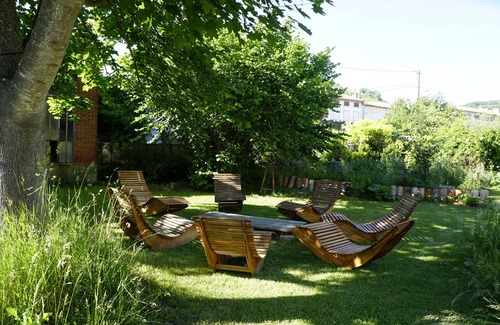 Chalabre Apartment | Romy's Room - ensuite in shared Village Chateau