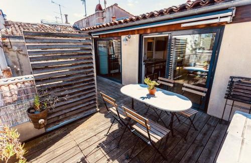 Saint - Aubin - Dupuy Apartment | Roof Top in Center of Toulouse-Free Parking-
