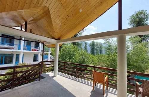Manali Cottage | Room with washroom , garden view