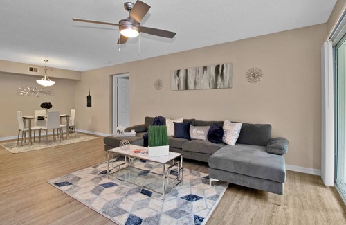 Plantation Apartment | Roomy ocean blue luxury apt spacious living