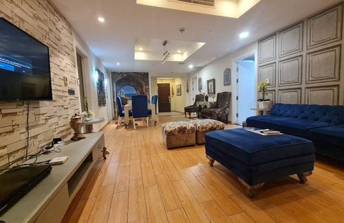 Blue Area Apartment | ROYAL APARTMENTS CENTAURUS TWO BEDROOMS APARTMENT