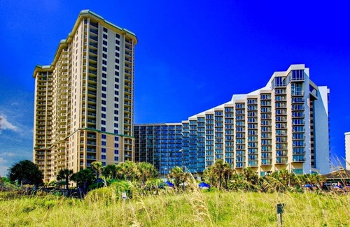 Arcadian Shores Condo | Royale Palms 303 Elegant Oceanview w/Pool & Beach