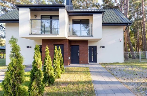 Rozewie House | Rozewie Park Władysławowo | Luxuriöses Haus mit 3 Schlafzimmern | Terrasse & Par