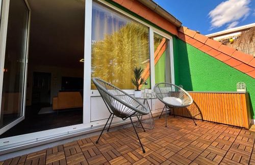 Beerfelde Apartment | Ruhe Oase Steinhöfel - Balkon, Naturblick, Design-Maisonette-Apartment - nahe Fürstenwalde-Spree