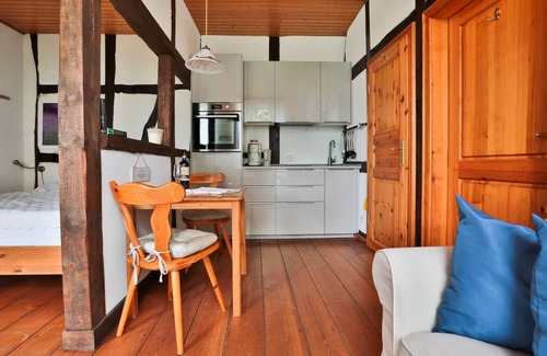 Bosdorf Apartment | Rural charm, modern living under thatch in the old farmhouse