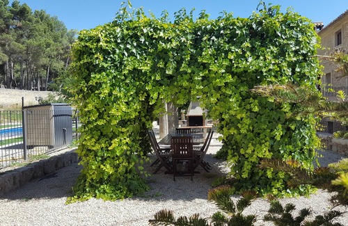 Banyeres de Mariola Apartment | Rural house 3 with pool and garden with barbecues
