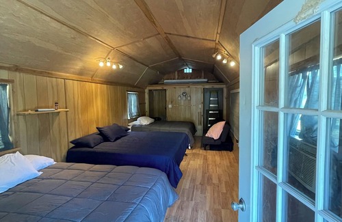 Tia Juana Cabin | Rustic cabins on 80 acres! Trails directly into off-road park. Lots of parking!