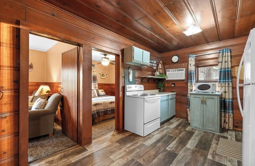 Boone County Cabin | Rustic charm/Cozy comfort-1-bedroom cabin/Ozark view nestled by Bull Shoals Lake