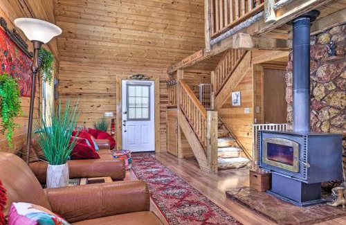 Meadow View Heights House | Rustic Duck Creek Village Cabin with Fire Pit!