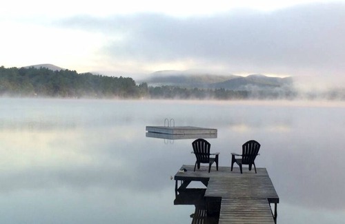 Gilmanton IW Cottage | Rustic Lakeside Cottage w/natural sand beach, crystal-clear water! Pet-Friendly