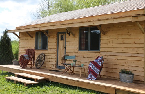 Sherwood Forest House | Rustic Log Cabin overlooking Sherwood Forest