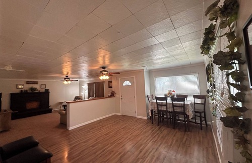 Maeser House | Rustic nice home in Vernal UT 2 bedrooms with queen beds 1 full bathroom.