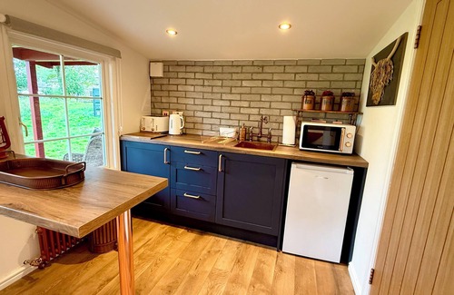 Kirkmichael Cabin | Rustic Roost: Countryside, Warm Cabin w/Countryside Views & King Bed