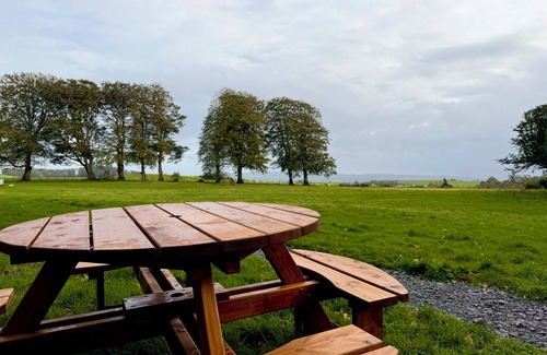 Kirkmichael Cabin | Rustic Roost: Countryside, Warm Cabin w/Countryside Views & King Bed