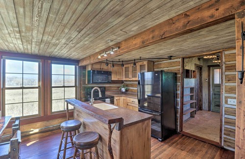 Dupuyer Cabin | Rustic & Rural Cabin in Dupuyer on Open 14 Acres!