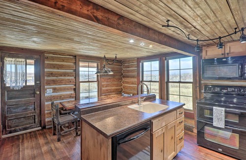 Dupuyer Cabin | Rustic & Rural Cabin in Dupuyer on Open 14 Acres!