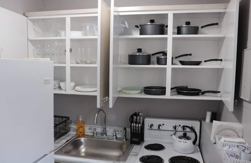 Oswego Apartment | Rustic Studio Apt. 2 min drive to Downtown Oswego