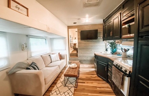 Graford House | RV There Yet? Lake view at PK.