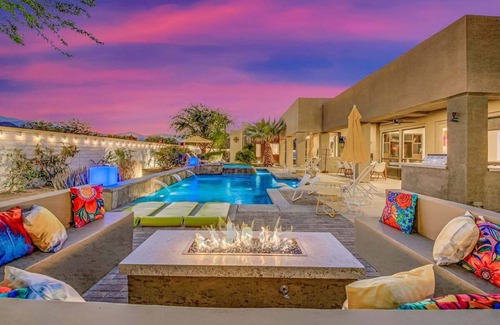 Indio House | Sahara: Mountain Views, Pickleball, Golf Ev Chgr!