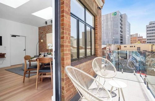 Hobart Central Business District Apartment | Sanctuary at Saddlers Where Rustic Meets Refined