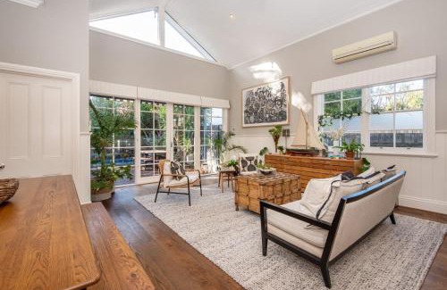 Sandringham House | Sandy Village Retreat Heated Pool Bay Views