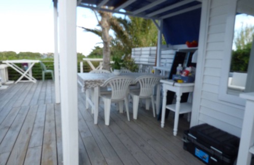 Ramatuelle House | SEA VIEW campsite KON TIKI Beach PAMPELONNE - gulf SAINT TROPEZ Mobil home MOOREA