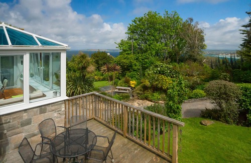 Carbis Bay House | Sea view detached family home - glorious gardens, path to the beaches, parking